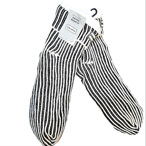 Hunter Pinstripe Unisex Slipper Socks - Picture 1 of 5